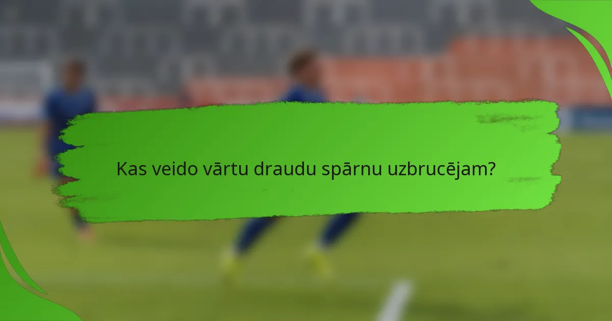 Kas veido vārtu draudu spārnu uzbrucējam?